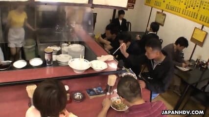Mimi Asuka Fucked In A Restaurant In Public