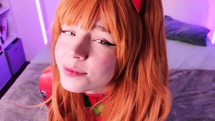 Asuka Langley Blowjob By Aqua Ri