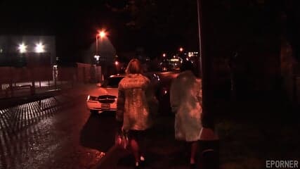 Two Sluts At Night Work