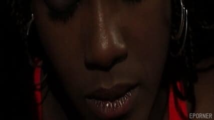 Saggy Ebony Boobs Are Bouncing
