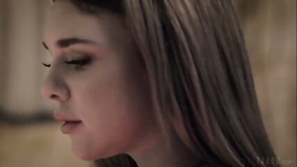 Busty teen babysitter Gabbie Carter idolized by the twisted parents
