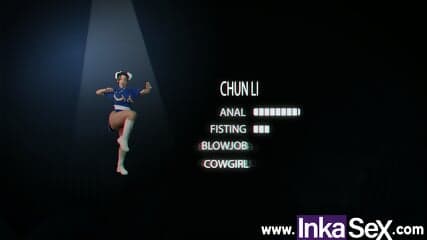 Chun Li With A Huge Ass Gets Fucked And Fists Her Anus (Vitoria Beatriz)