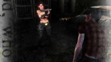 Thick Jill Valentine cant resist a zombies big dick and become corrupted