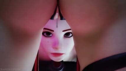 Overwatch: Ashe & Brigitte lesbian play