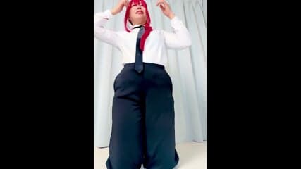 MMTN Makima Cosplay Selfie Video 2