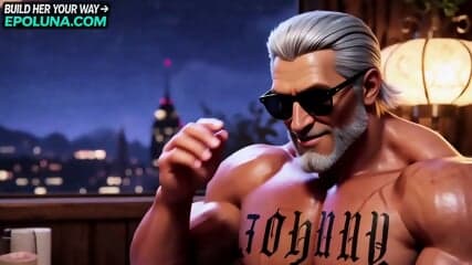 Mileena x Johnny Cage - Fatality - Love, Burgers And Burned Calories - AI Generated