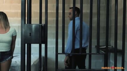 Gets fucked by cop to pay off debt