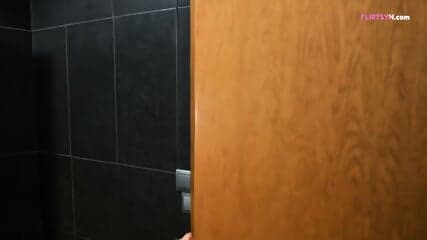 The Skinny Girl's Legs Are Wrapped Around My Waist - Her Tight Anal Hole Takes My Cock On The Top Bench Of The Sauna (AI)