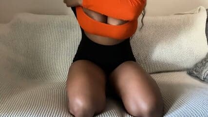 Huge Tits POV Titjob Umshot Ebony