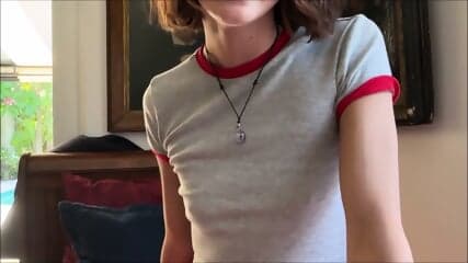 Freaky Redhead Step Sister Gets Family Therapy POV Footjob