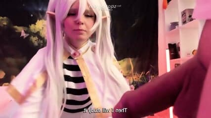 Aqua_Ri Gives A Sloppy Blowjob As Frieren