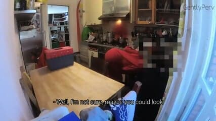 Blonde MILF Seduces Plumber for Cock & Masturbates