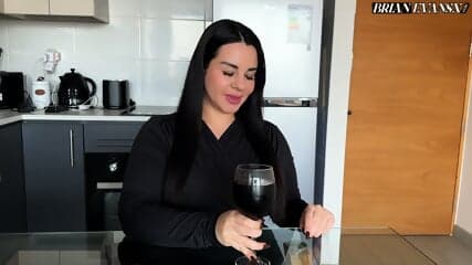 Busty Argentina Juli Villafaine Fucks On Her First Date With Brian Evansx On The Couch