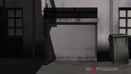 Young girls in human cages fucked by a brutal man in a mask in a basement